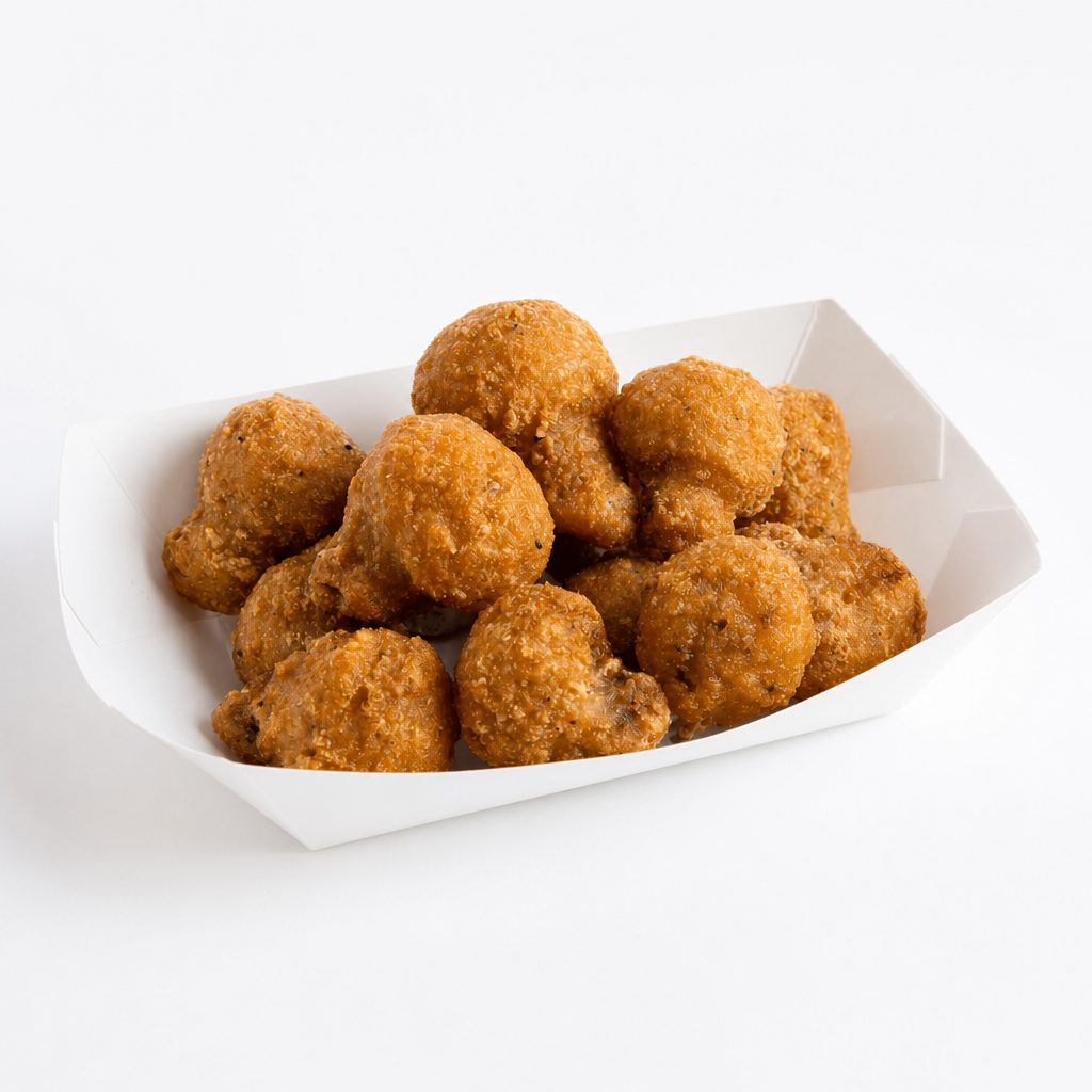 Battered Mushrooms.
